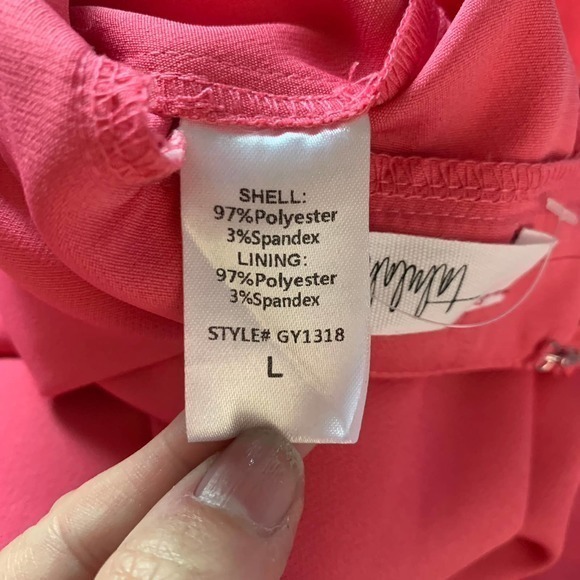 TALULAH Bubble Gum Pink Blouson Spaghetti Strap Wide Leg Jumpsuit‎ - Picture 15 of 16